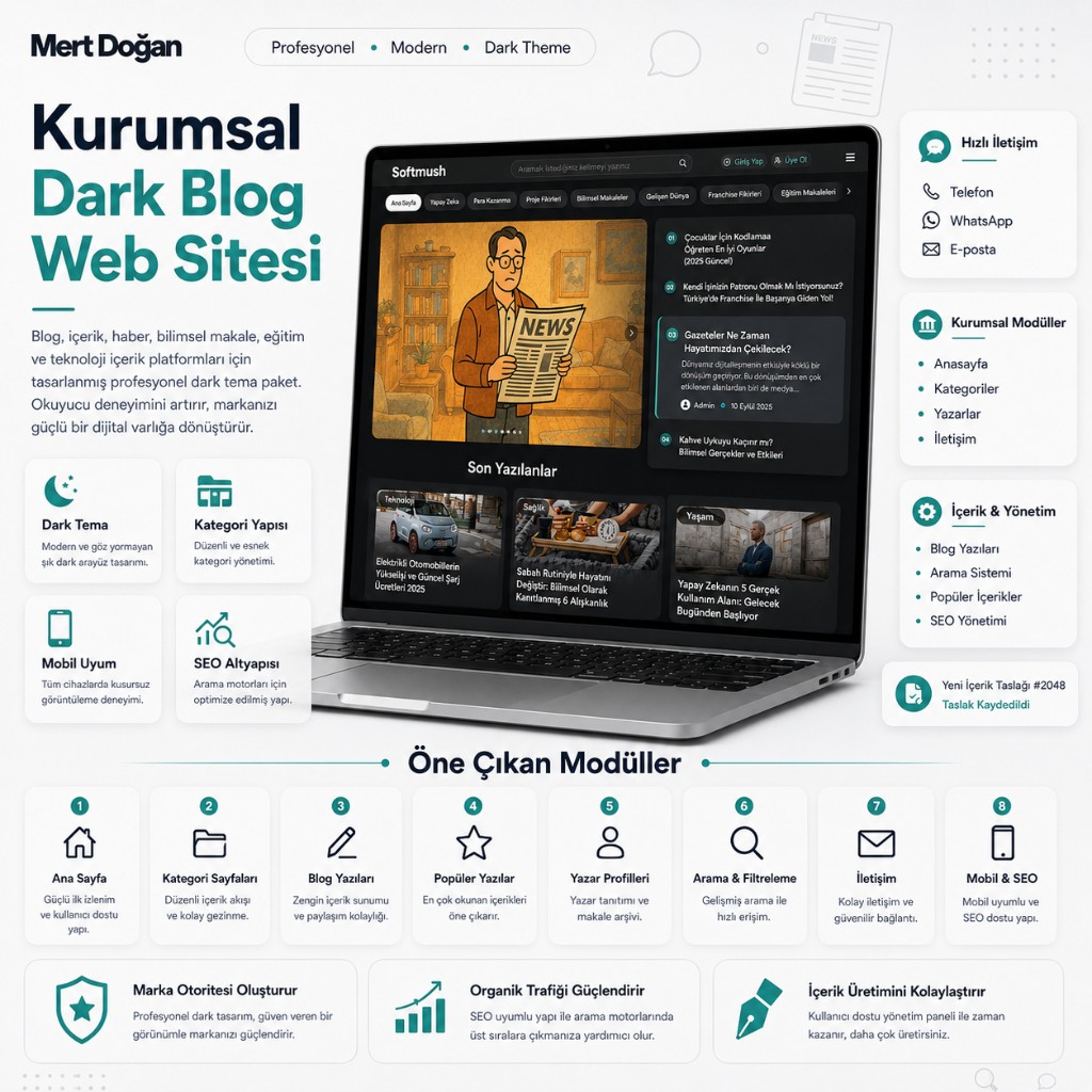 Dark Blog Sitesi