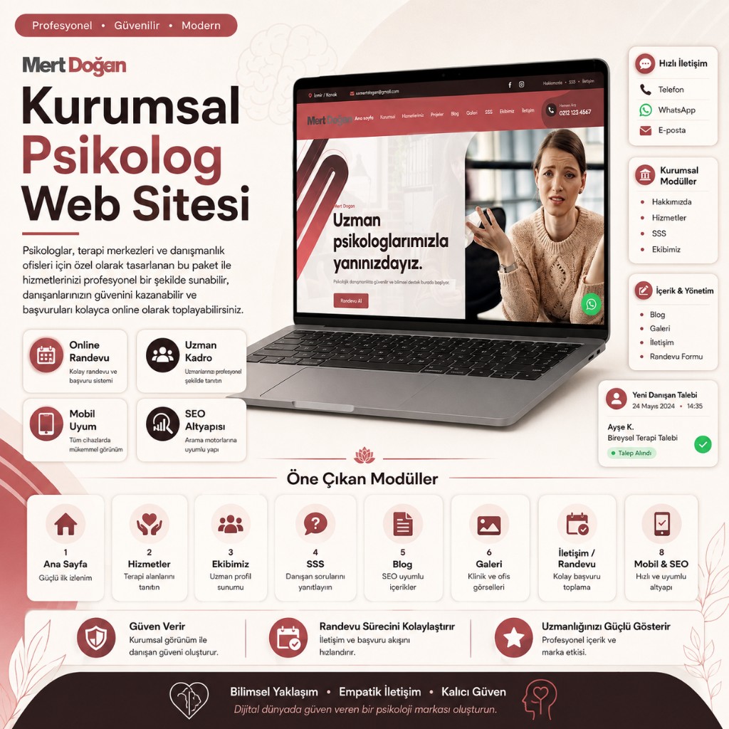 Psikolog Web Sitesi