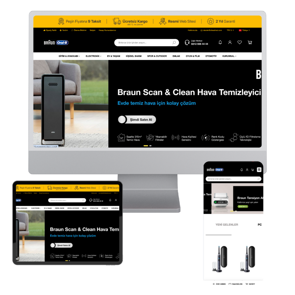 38 Temalı More E-Ticaret