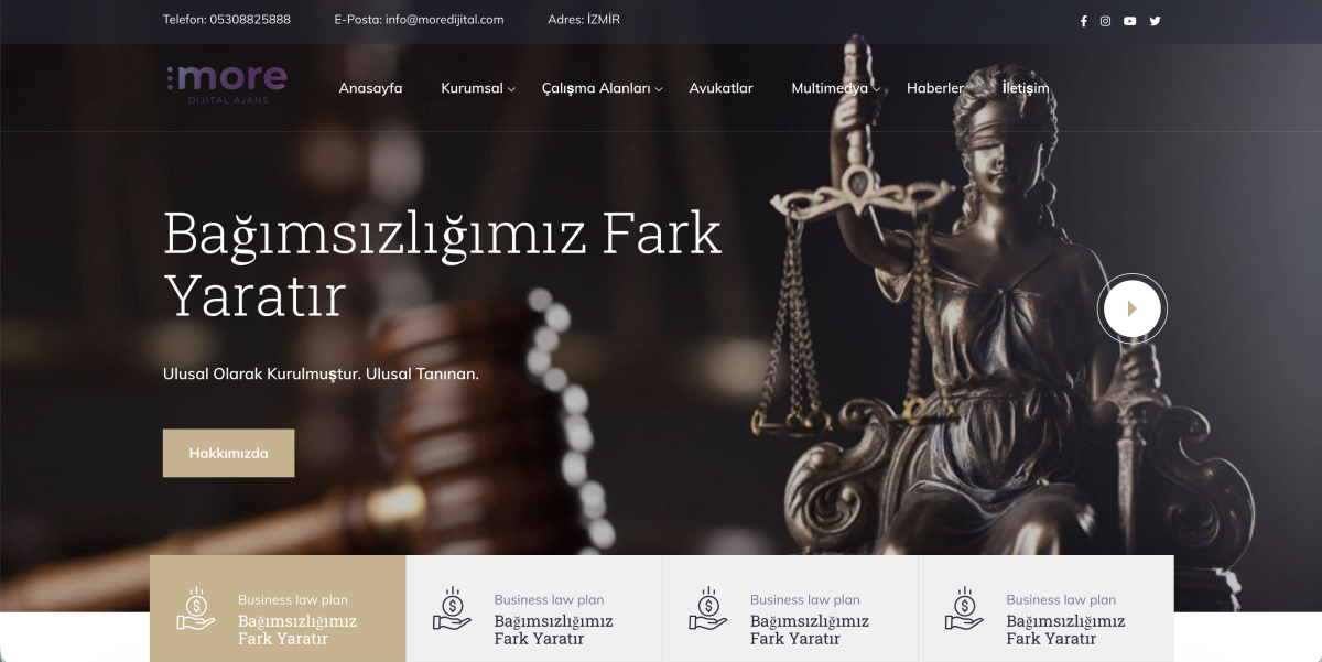 Profesyonel Avukat V2 Web Sitesi Paketi