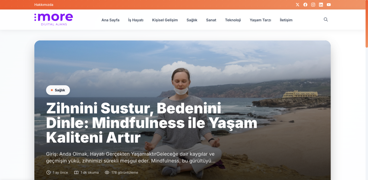 Profesyonel Blog & İçerik Platformu Yazılımı